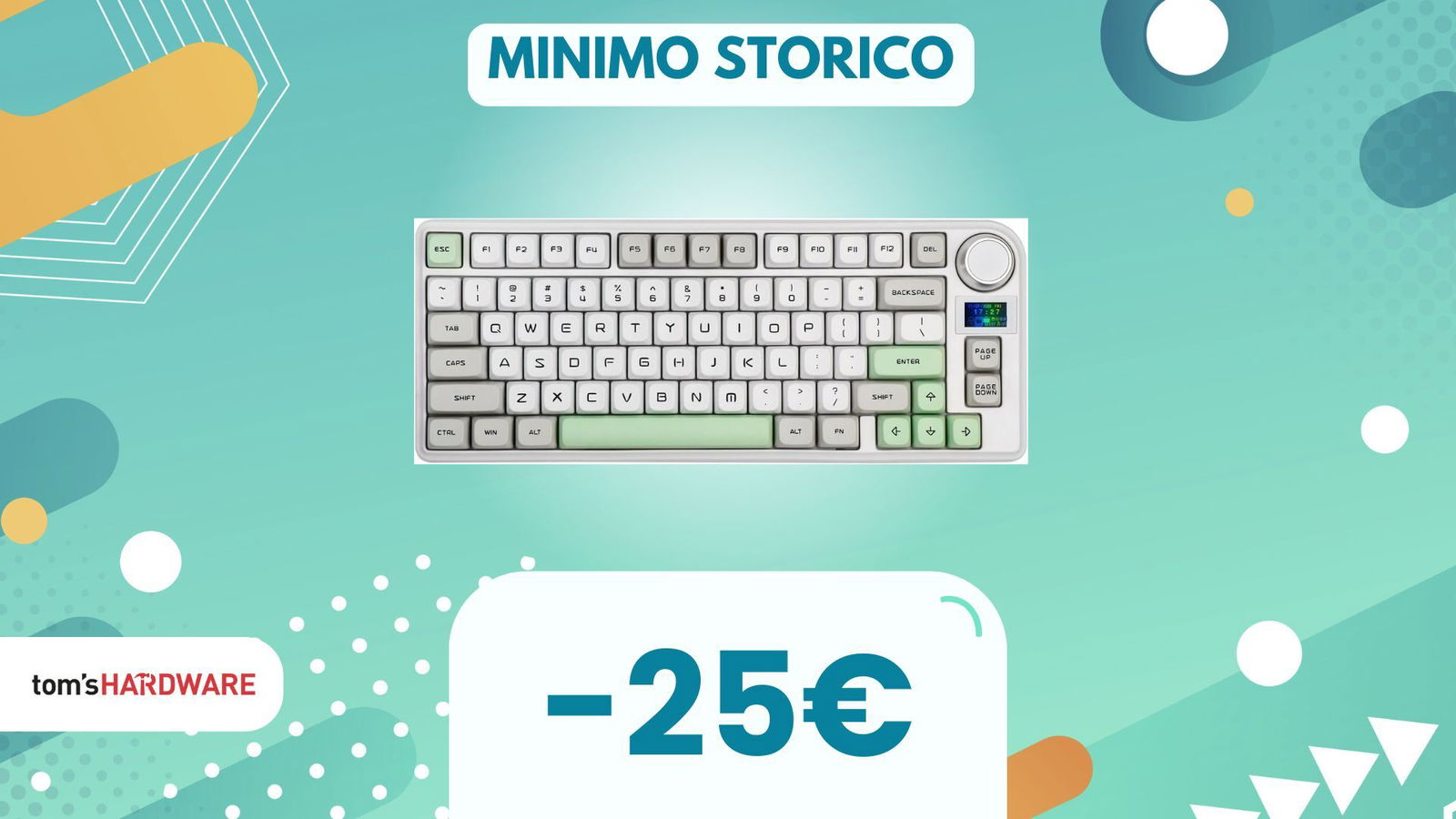 Immagine di Personalizzabile e BELLISSIMA: questa tastiera meccanica è un AFFARE con coupon!