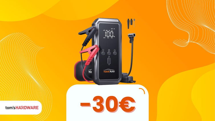 Immagine di Mai più batteria KO in inverno: risparmia 30€ su questo avviatore di emergenza