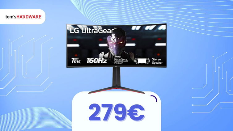 Immagine di Scrivania affollata? Trova il giusto spazio per questo monitor LG in super offerta