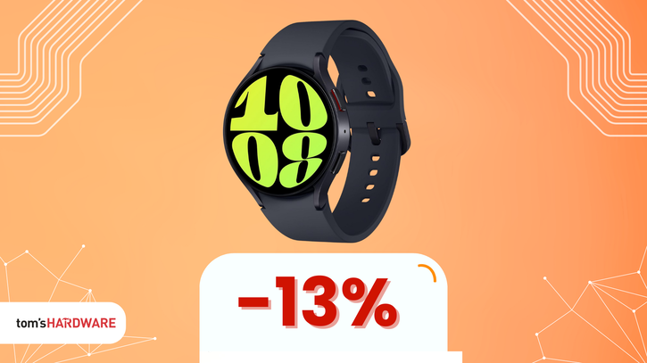 Immagine di Non potrai più vivere le tue giornate senza: Samsung Galaxy Watch6 44mm in sconto del 13%!