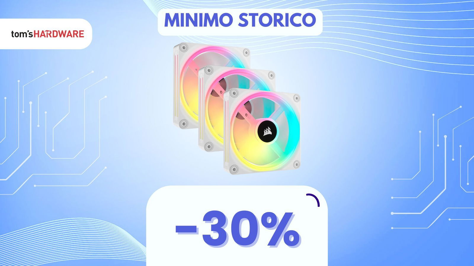 Immagine di Corsair fa CROLLARE di prezzo le ventole RGB più belle che vedrai oggi! (-30%)