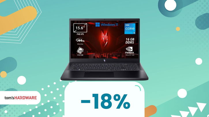 Immagine di Acer Nitro: un notebook potente che inganna l’occhio. Risparmia 200€ oggi!