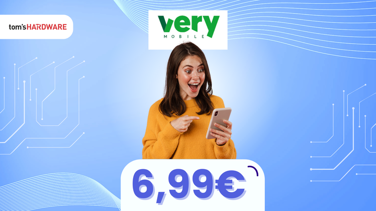 Immagine di Con soli 6,99€ al mese ti assicuri ben 200GB, SMS e minuti illimitati, solo con Very Mobile