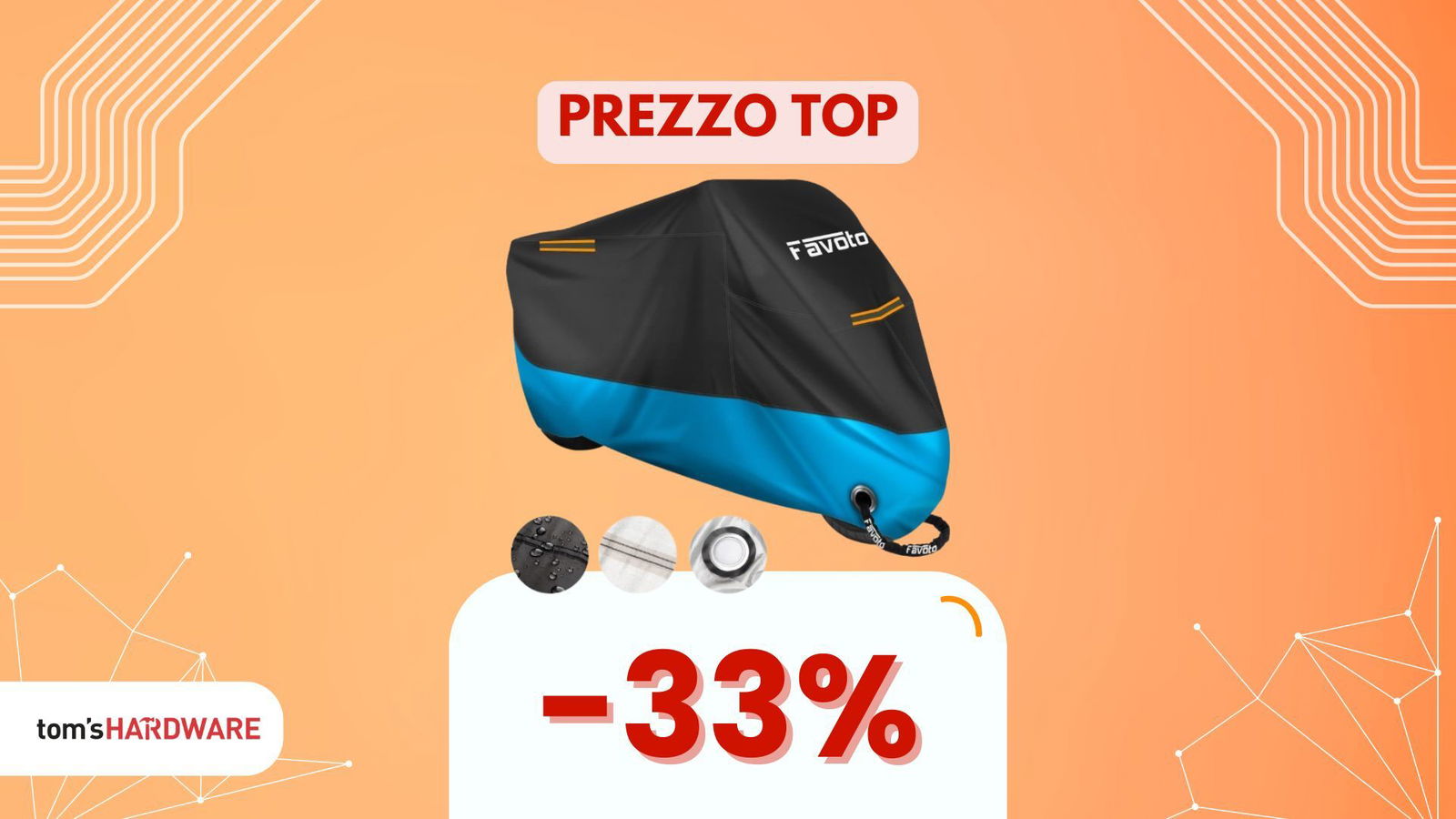 Immagine di Per moto o biciclette, questo telo le difende: con il doppio sconto, è quasi un regalo