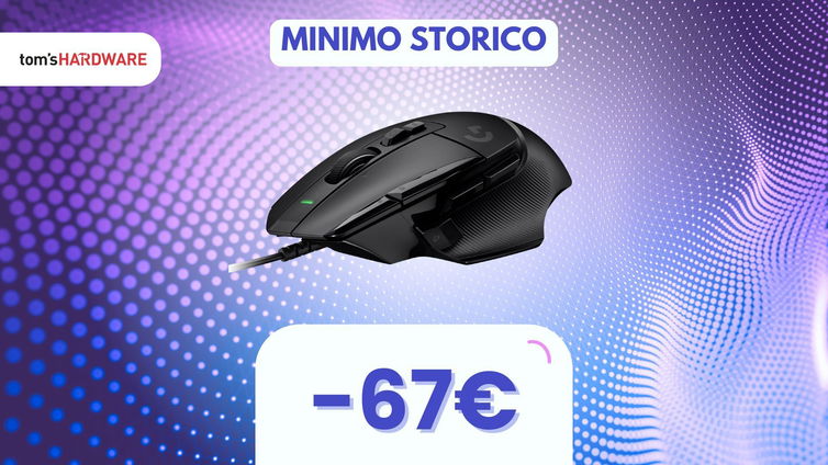 Immagine di Con il mouse da gaming Logitech G502 X hai l'imbarazzo della scelta: ha 13 tasti programmabili! (-35%)