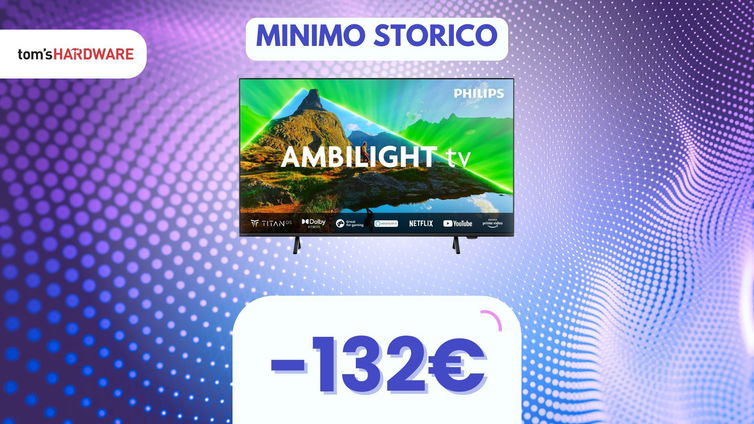 Immagine di Chi avrebbe mai detto che la bellissima TV Philips Ambilight da 43" avrebbe raggiunto QUESTO prezzo!