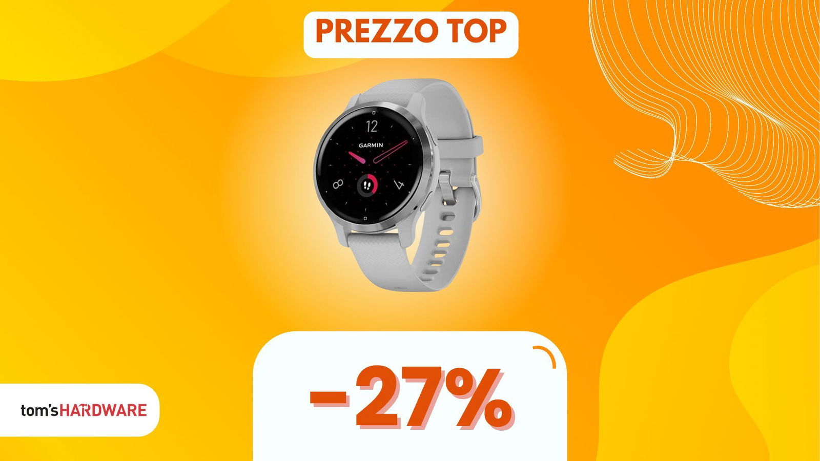 Immagine di Uno smartwatch AMOLED che ti monitori H24 durando 10 giorni? Il Garmin Venu 2S costa meno di quanto pensi!