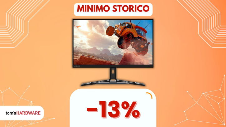 Immagine di Competere diventa più facile grazie a questo monitor da gaming Lenovo, non perderete un fotogramma!