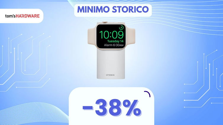 Immagine di Apple Watch sempre al 100%? C'è un segreto: questa powerbank può caricartelo 4 volte! (-38%)