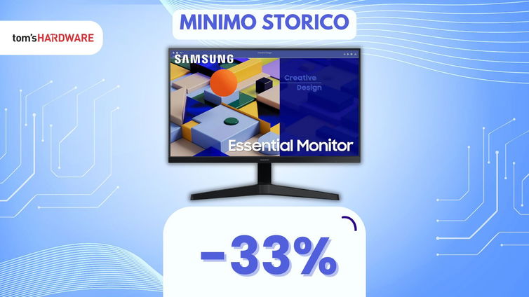 Immagine di Non lasciarti sfuggire questo OTTIMO monitor Samsung, OGGI è a meno di 100€!