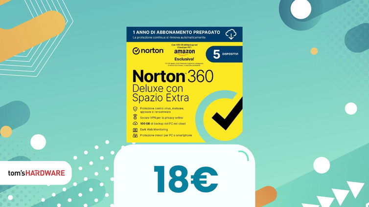 Immagine di Perché limitarti all'antivirus integrato quando puoi avere Norton 360 Deluxe a 18€?