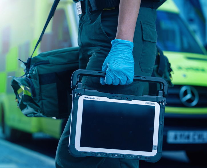 Immagine di Panasonic annuncia il tablet EMS per i servizi di emergenza