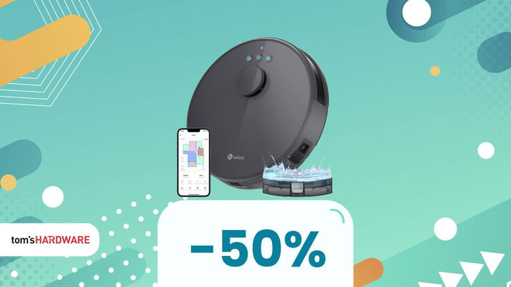 Immagine di Sconto del 50% sul robot aspirapolvere che ti fa scegliere dove passare