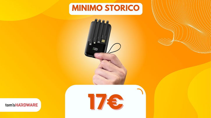 Immagine di La mini powerbank per chi si scorda sempre il cavo? Esiste, ed è al MINIMO STORICO!