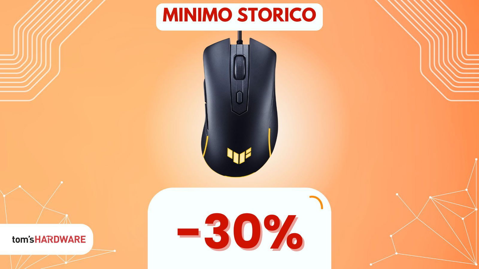 Immagine di Questo mouse da gaming ASUS TUF è un peso piuma: ma non mancano precisione e un SUPER SCONTO!