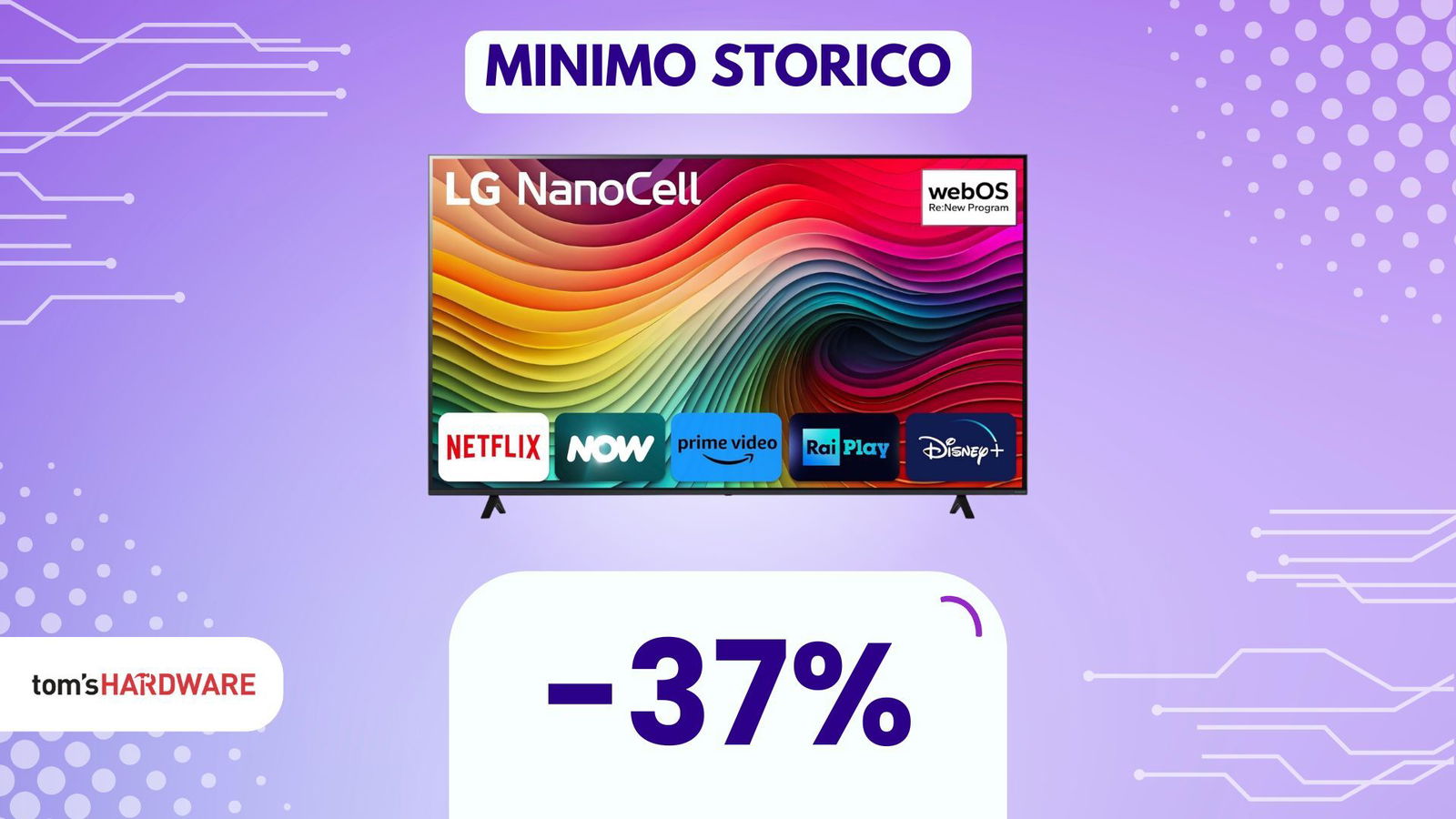 Immagine di Una MASTODONTICA Smart TV LG NanoCell da 75'' al minimo storico? Meglio non farsela scappare! (37%)