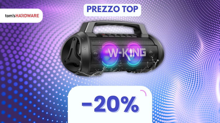 Immagine di Audio POTENTISSIMO per 42 ore con questa cassa da 120 Watt: ed è anche in SUPER SCONTO!