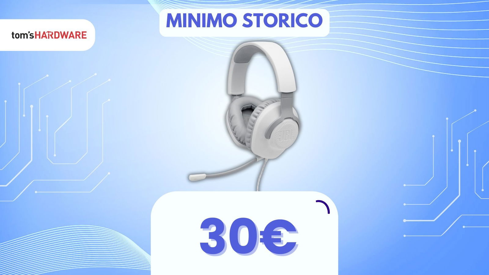 Immagine di Ecco l'AFFARE del giorno: solo 30€ per queste cuffie da gaming JBL!