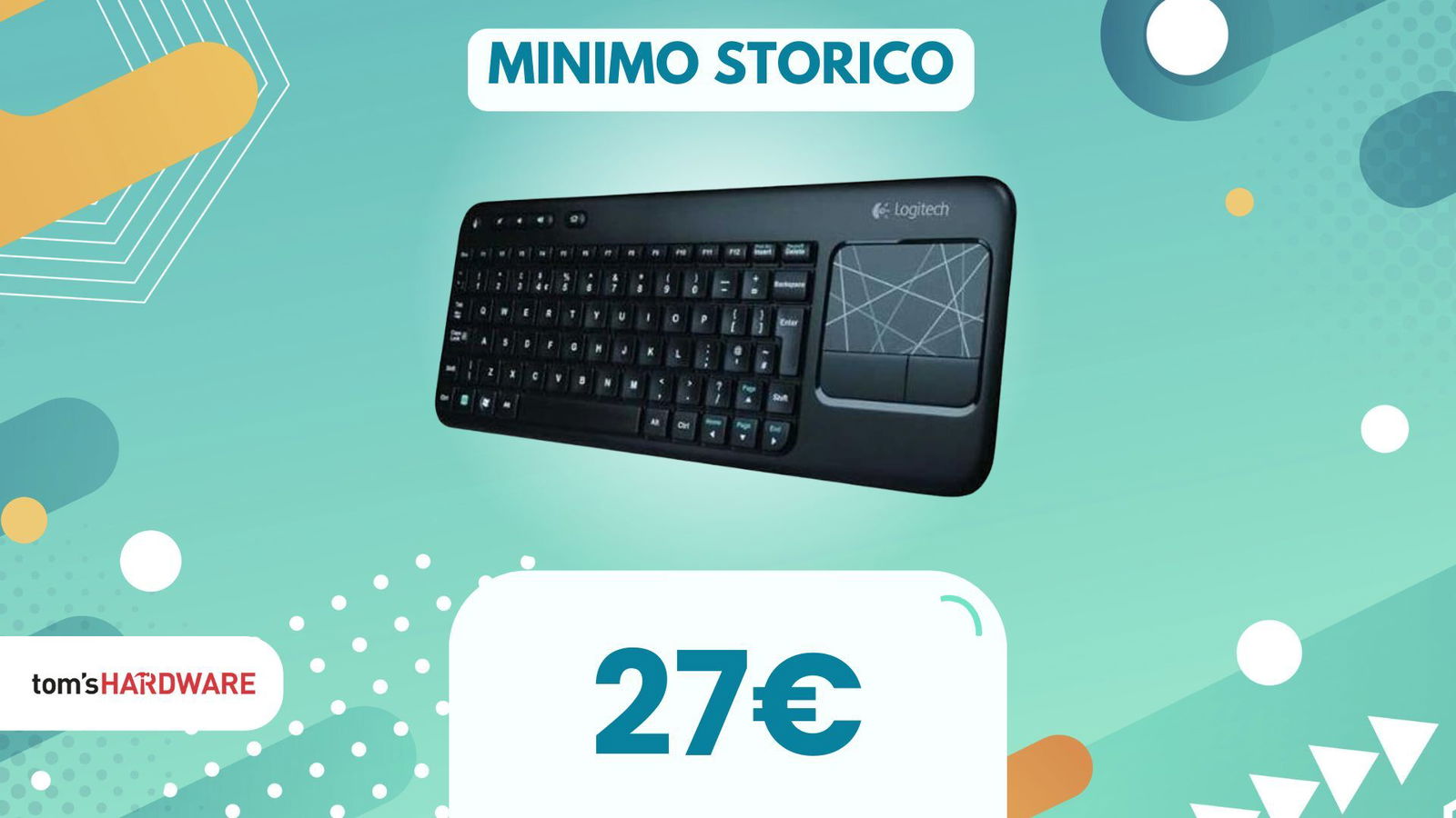 Immagine di Vorresti il touchpad del tuo portatile... ma su mobile o fisso? Ecco la tastiera Logitech che stavi cercando!