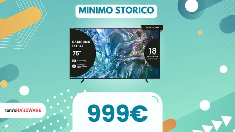 Immagine di Altro che cinema: con questa Smart TV Samsung QLED da 75" la sala sarà il tuo salotto!