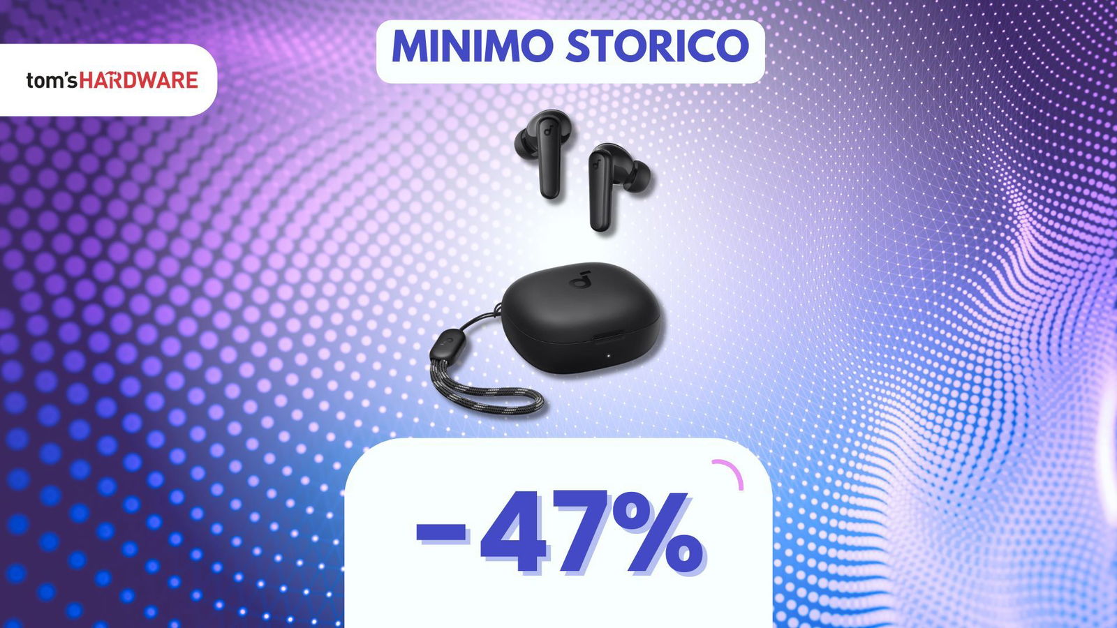 Immagine di 30 ore di audio PERFETTO con questi auricolari Soundcore, oggi quasi a METÀ PREZZO! (-47%)