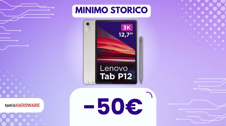 Immagine di Multitasking a portata di mano con Lenovo Tab P12 al MINIMO STORICO!