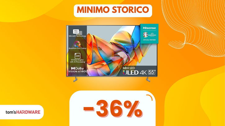 Immagine di Una Smart TV Mini-LED da 55" a QUESTO prezzo? A quanto pare oggi sì! (-36%)