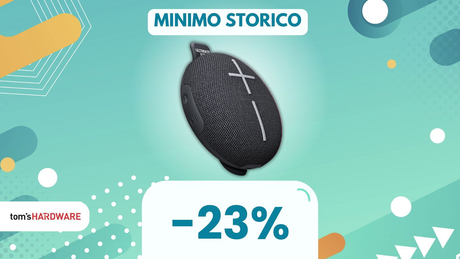 Immagine di Piccolo, POTENTE e leggero: questo speaker Bluetooth non teme acqua e polvere! (23%)