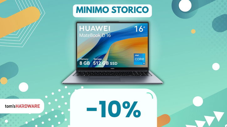 Immagine di HUAWEI MateBook in SUPER SCONTO: a QUESTO prezzo è difficile trovare di meglio!