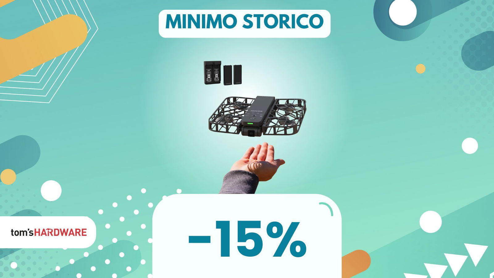 Prende il volo da sola e ti segue con l'IA: questa ASSURDA telecamera volante raggiunge i 24km orari!