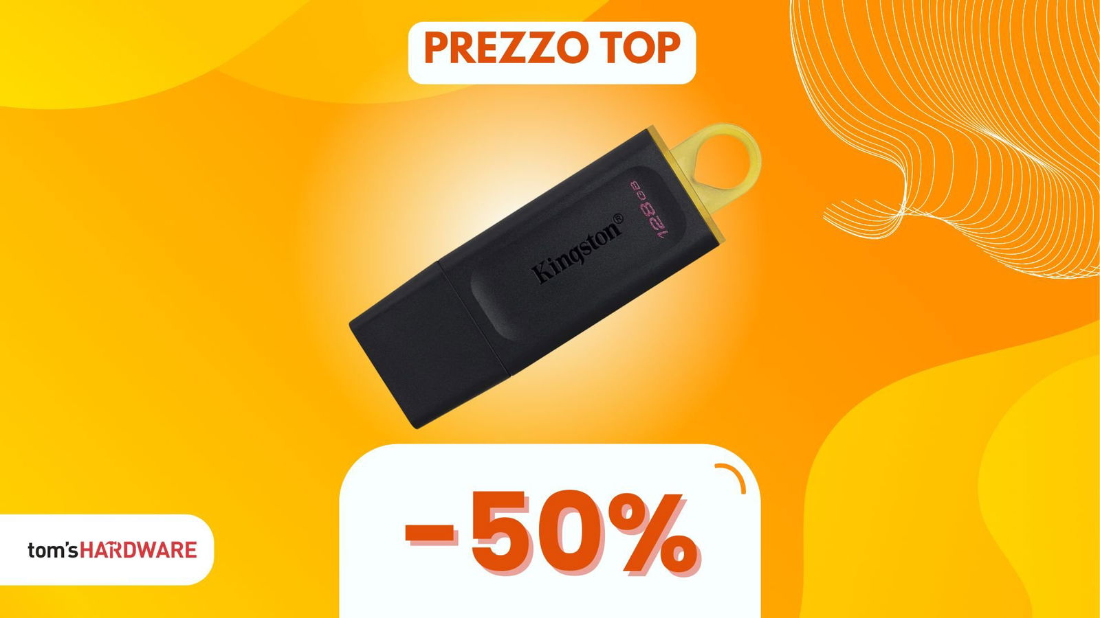 Immagine di La chiavetta USB 3.2 Gen 1 che serve a tutti oggi costa la METÀ! (-50%)