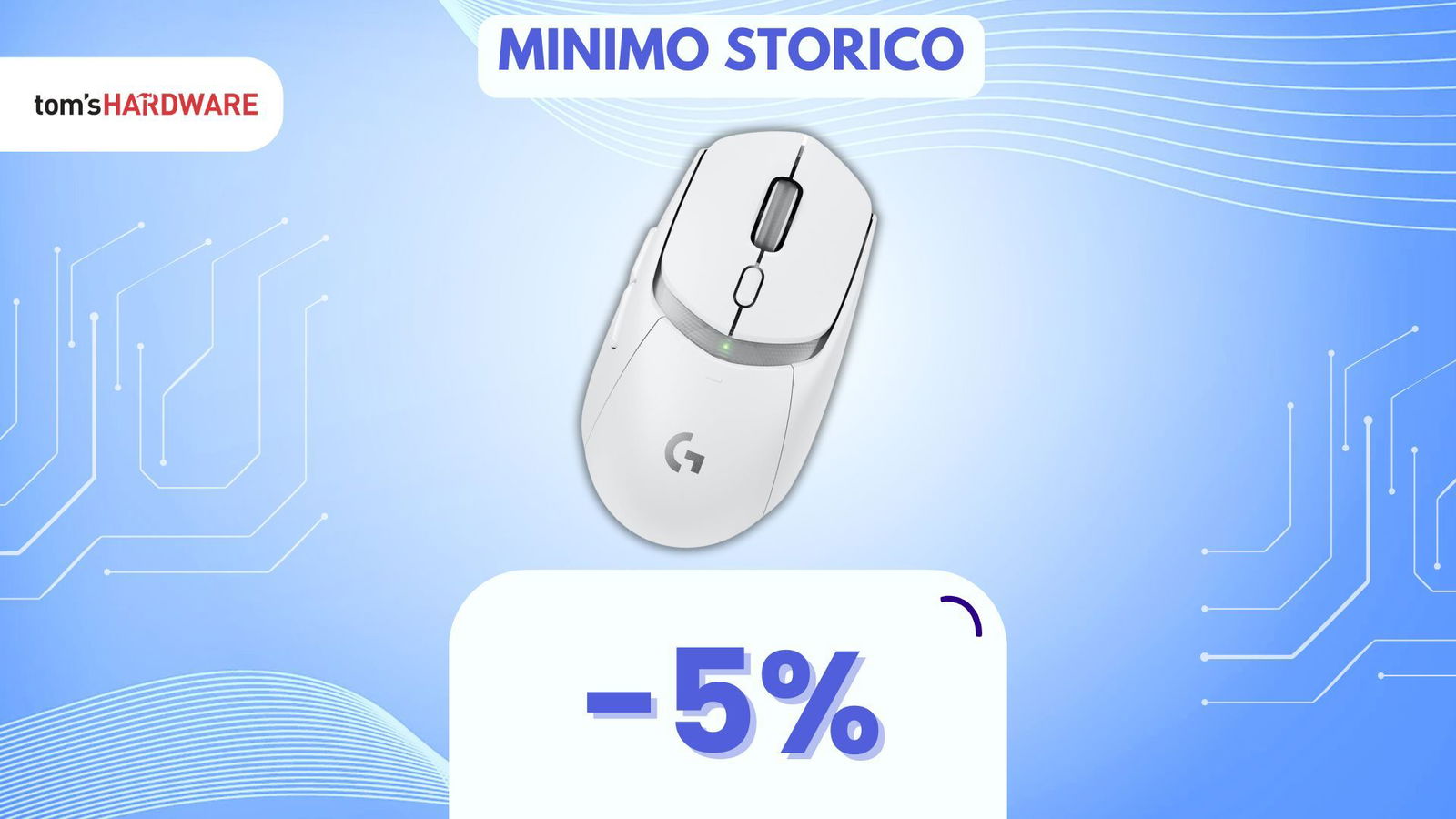 Immagine di Vuoi un mouse da gaming di soli 68g che ti eviti i cavi ingombranti? Il Logitech G309 è al MINIMO STORICO!