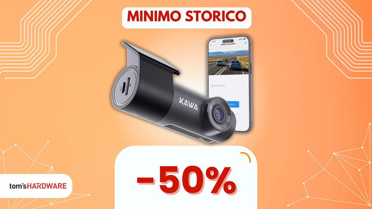 Immagine di Risparmia il 50% grazie a un ASSURDO coupon su questa dash cam per guida e parcheggi sicuri!