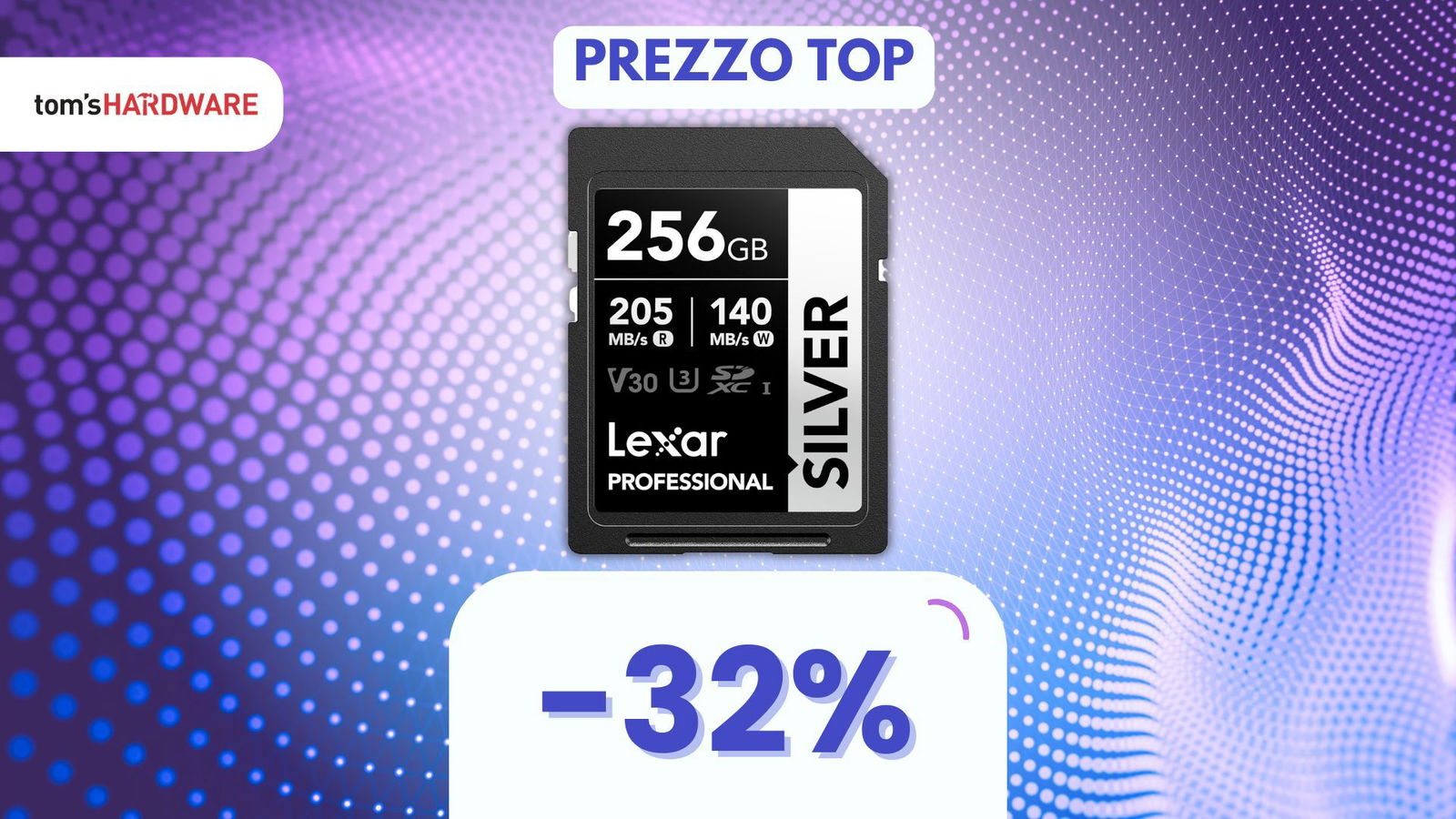 Immagine di Risparmia subito su questa scheda SD Lexar da 256GB con velocità ASSURDE! (-32%)