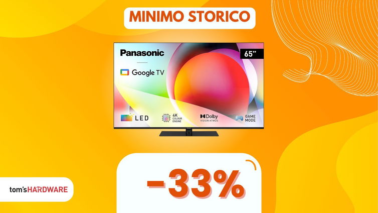 Immagine di Vuoi una Smart TV da 65" che costi poco? Questa Panasonic con Chromecast integrato è un VERO AFFARE!