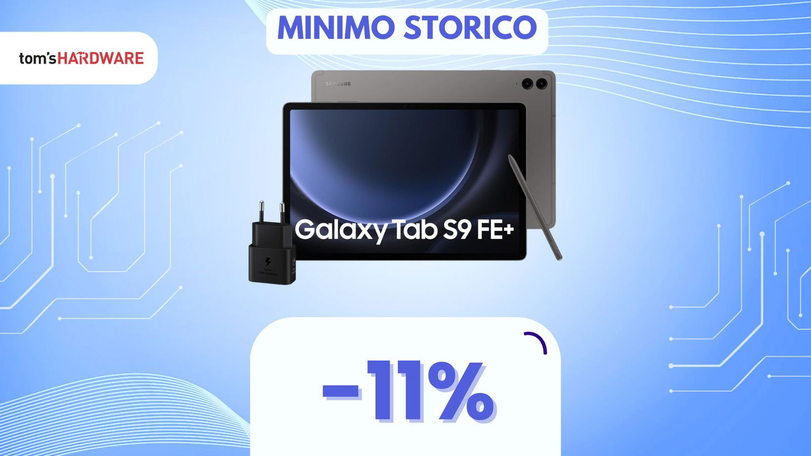 Immagine di Samsung Galaxy Tab S9 FE+ crolla di prezzo e va al MINIMO storico: che SCONTO!