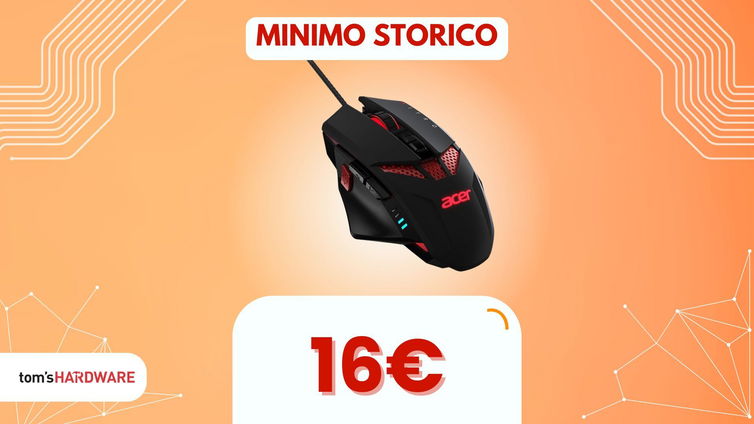 Immagine di Sembra un errore ma non lo è: questo mouse da gaming Acer Nitro oggi costa SOLO 16€!