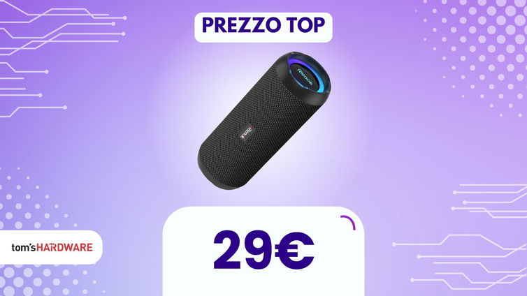 Immagine di Una cassa Bluetooth portatile che sia bella, potente e costi poco? Ci pensa questo DOPPIO SCONTO!