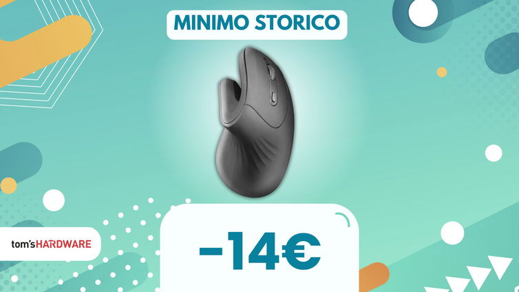 Immagine di Questo mouse wireless verticale è tanto comodo quanto SCONTATO, costa solo 14€!