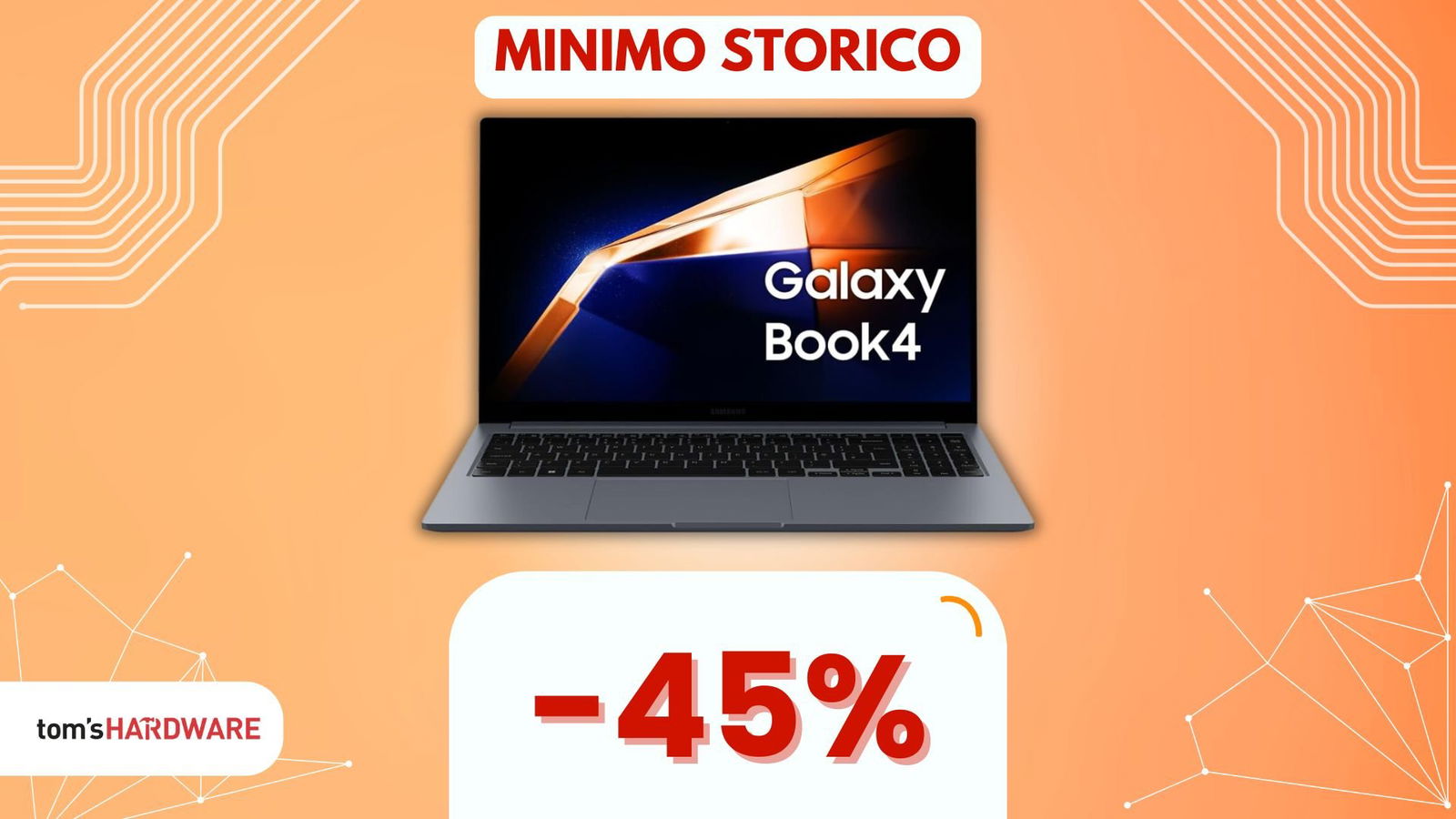 Immagine di Display AMOLED e potenza Intel: questo Samsung Galaxy Book4 è al MINIMO STORICO! (-45%)