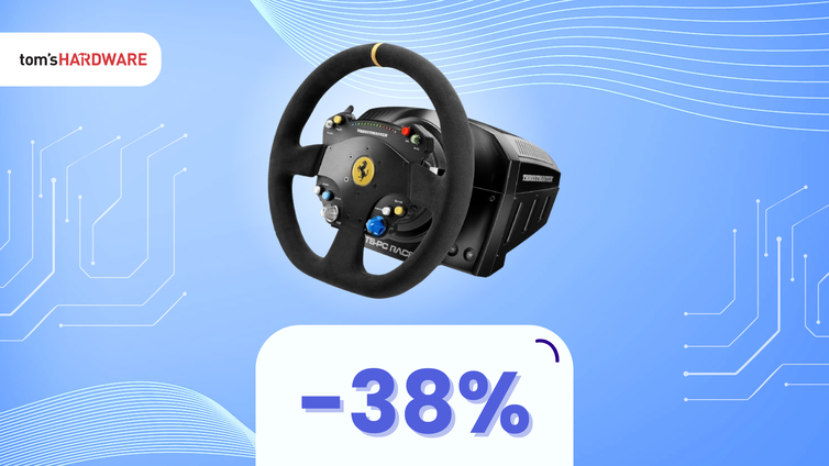 Immagine di Esplora le piste come mai prima d'ora con questo volante Thrustmaster Ferrari, oggi IN SCONTO! -38%