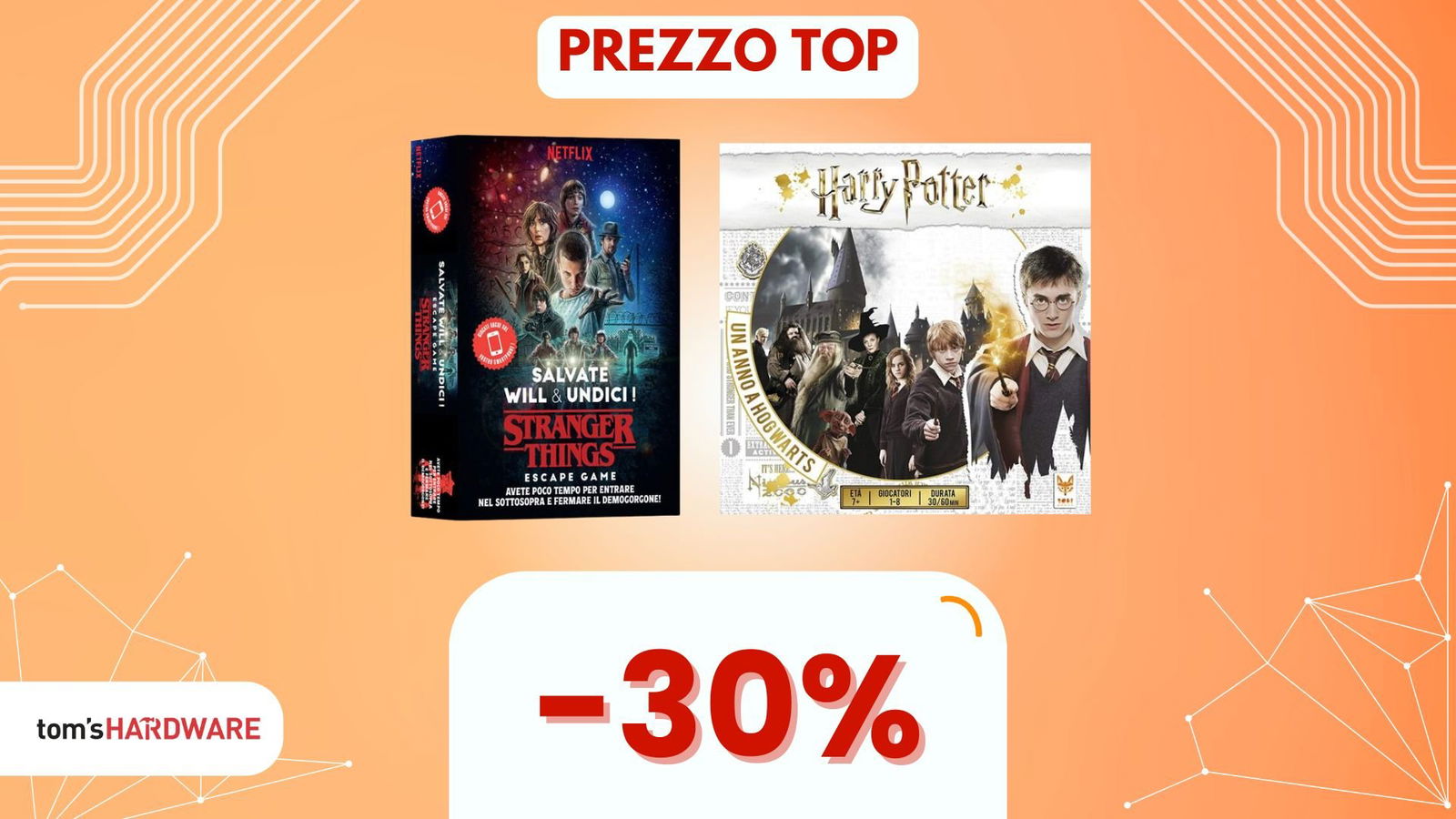 Immagine di Da Harry Potter a Stranger Things: approfitta di questi giochi da tavolo in SCONTO! (-30%)