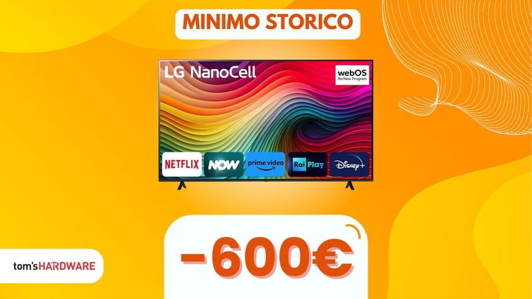 Immagine di Questa Smart TV LG NanoCell da 75'' è in sconto di 600€, investi oggi sul tuo cinema a casa!