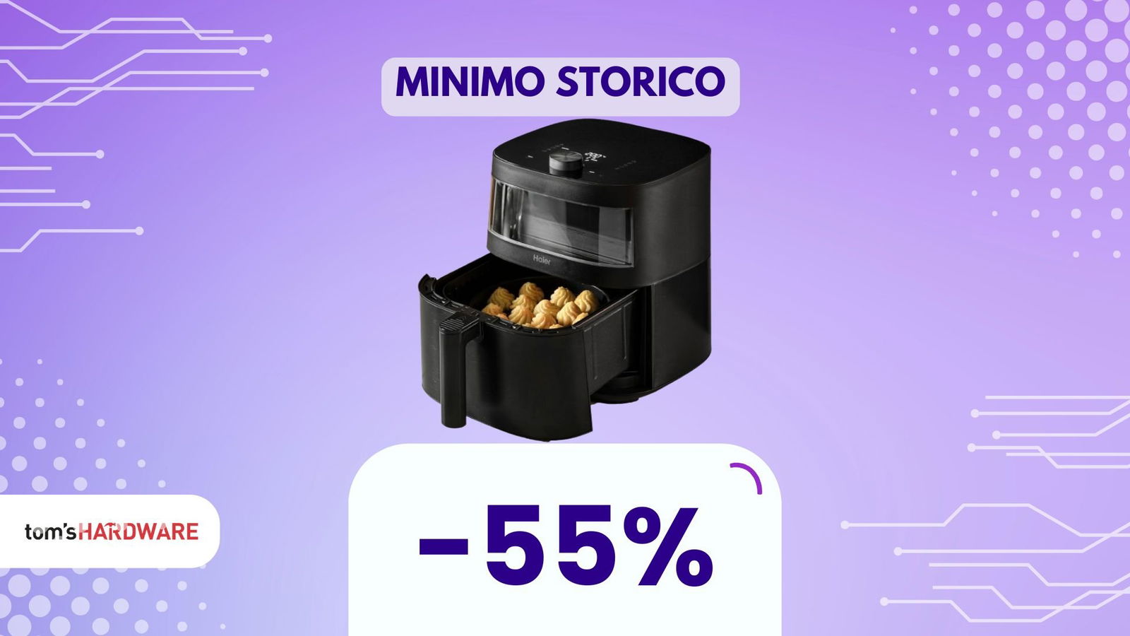 Immagine di Questa friggitrice ha comandi touch da urlo, così come lo sconto del 55%