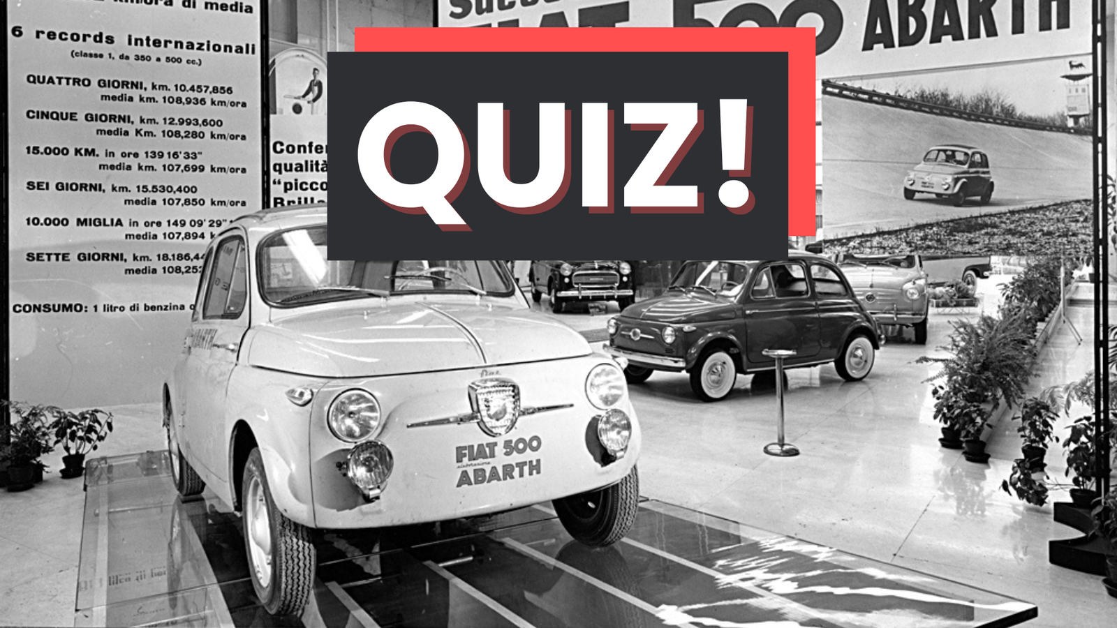 Immagine di Quante ne sai sulla storia di Abarth? Mettiti alla prova con il nostro Quiz!