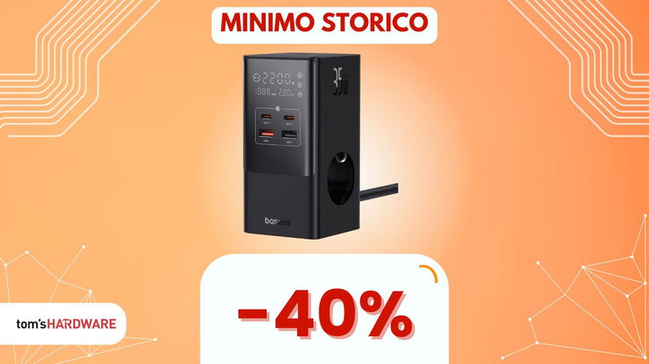 Immagine di Questa ciabatta elettrica 7 in 1 comoda e sicura è un AFFARE: sfrutta subito il coupon!