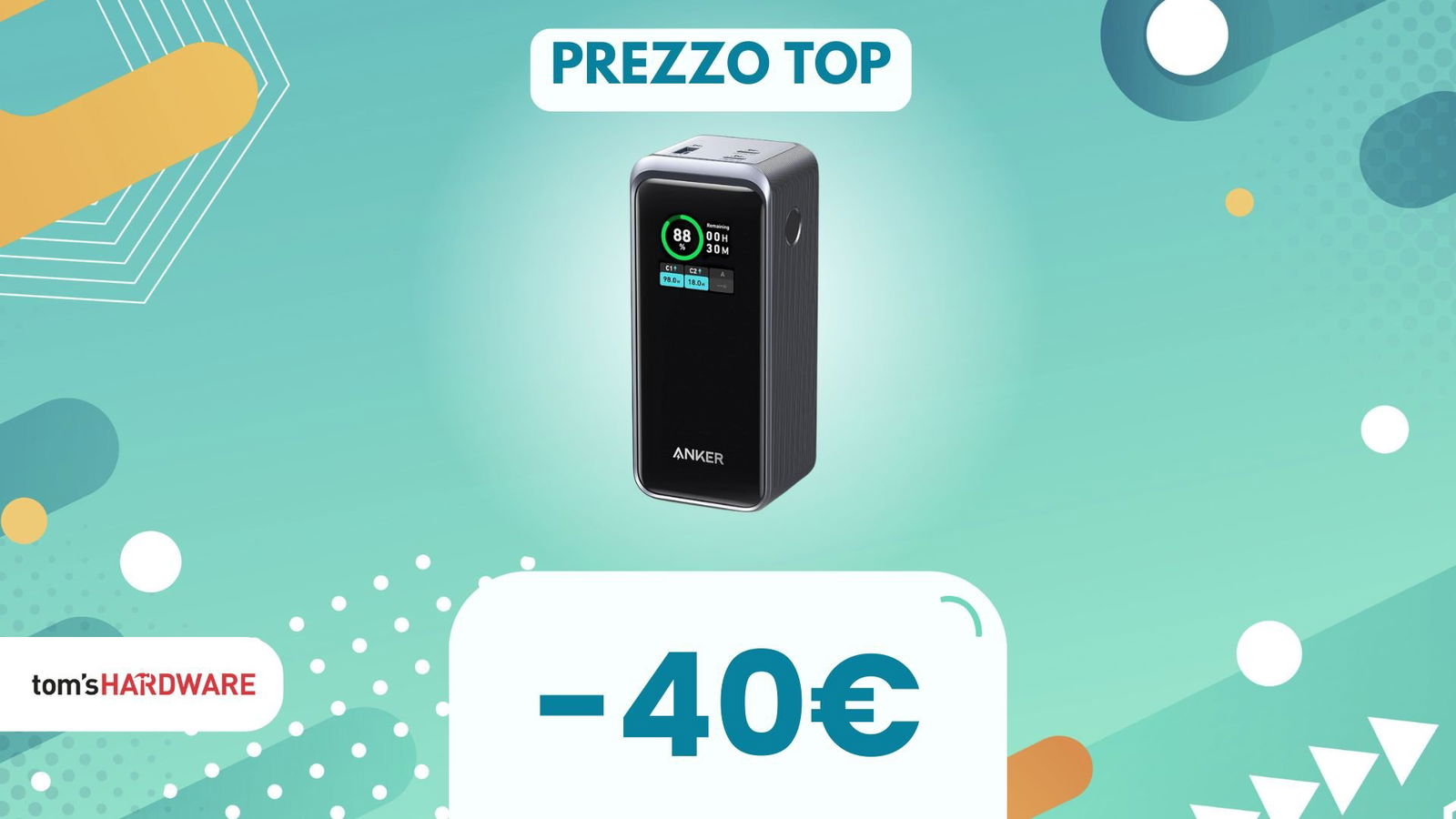 Immagine di OGGI puoi risparmiare 40€ su questa ASSURDA powerbank da 200W, sfrutta subito il coupon!