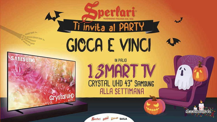 Immagine di Party di Halloween Sperlari: gioca e vinci una smart TV da 43"!