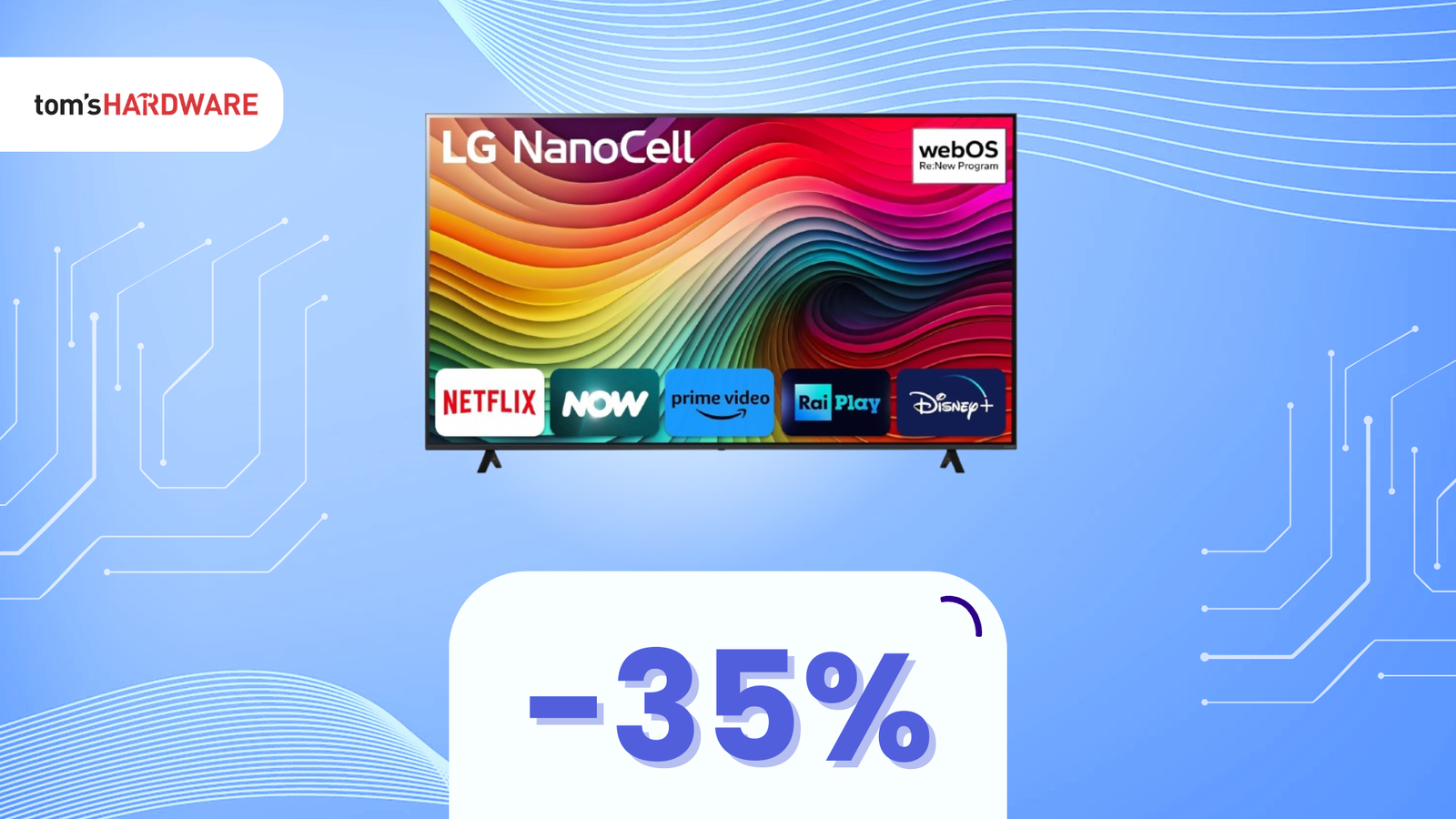 Immagine di Dimentica il cinema, questa smart TV LG Nanocell è già pronta per il tuo salotto! -35%