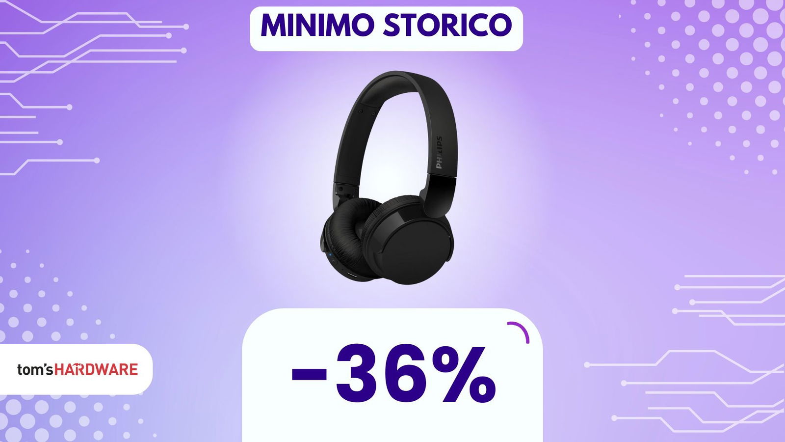 Immagine di Musica di qualità ovunque e per 55 ore: con queste cuffie wireless spendi anche POCHISSIMO!  (-36%)